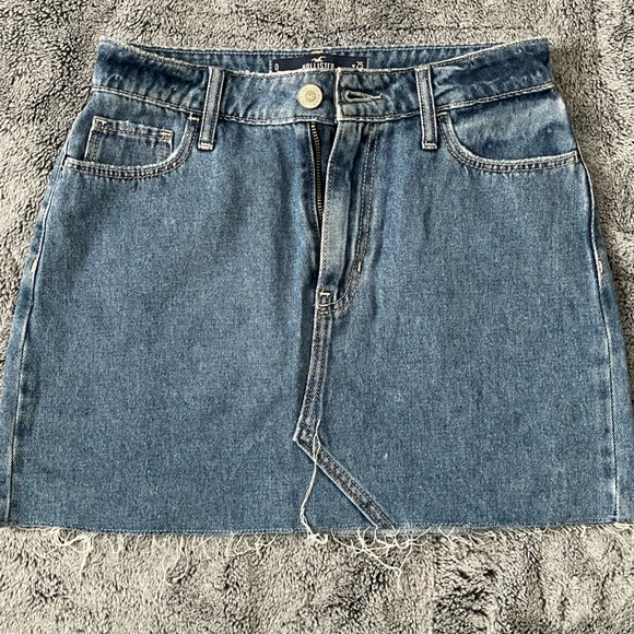 Hollister Dresses & Skirts - Hollister Blue Denim Mini Skirt